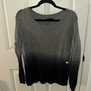 Gray and Black Gradient American Eagle Sweater